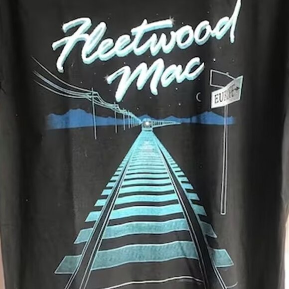 Fleetwood Mac Shirt Fleetwood Mac Europe 1988 Tour Shirt 81 - Picture 2 of 5